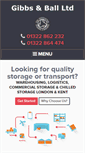 Mobile Screenshot of gibbsandball.co.uk